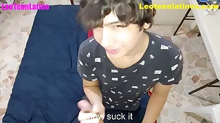Horny straight coxcomb asks his gay roommate to fuck and cheats unaffected by his girlfriend (PART 1)
